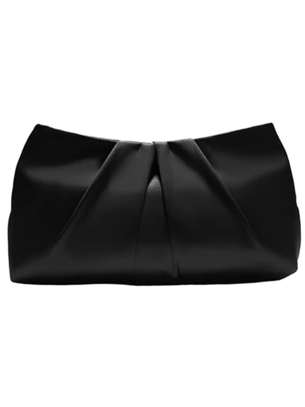 Womens Formal Evening Clutch Purses  for Women With Pearl, Black